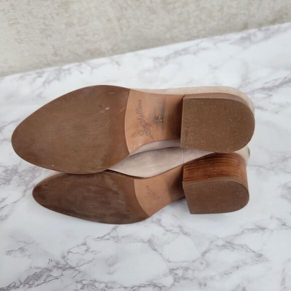 Seychelles Leather Floodplain Sand Suede Leather Ankle Booties Women's Size 8 - Picture 10 of 16
